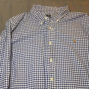 Ralph Lauren Polo XXL Slim Fit Blue Oxford